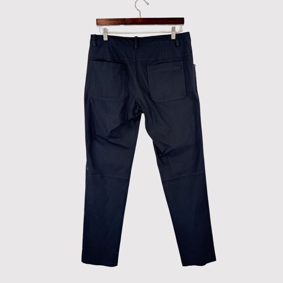 Lululemon Mens Pants Blue ABC Warpstreme Relaxed Straight Chino 5 Pocket 31x31 - Picture 3 of 10